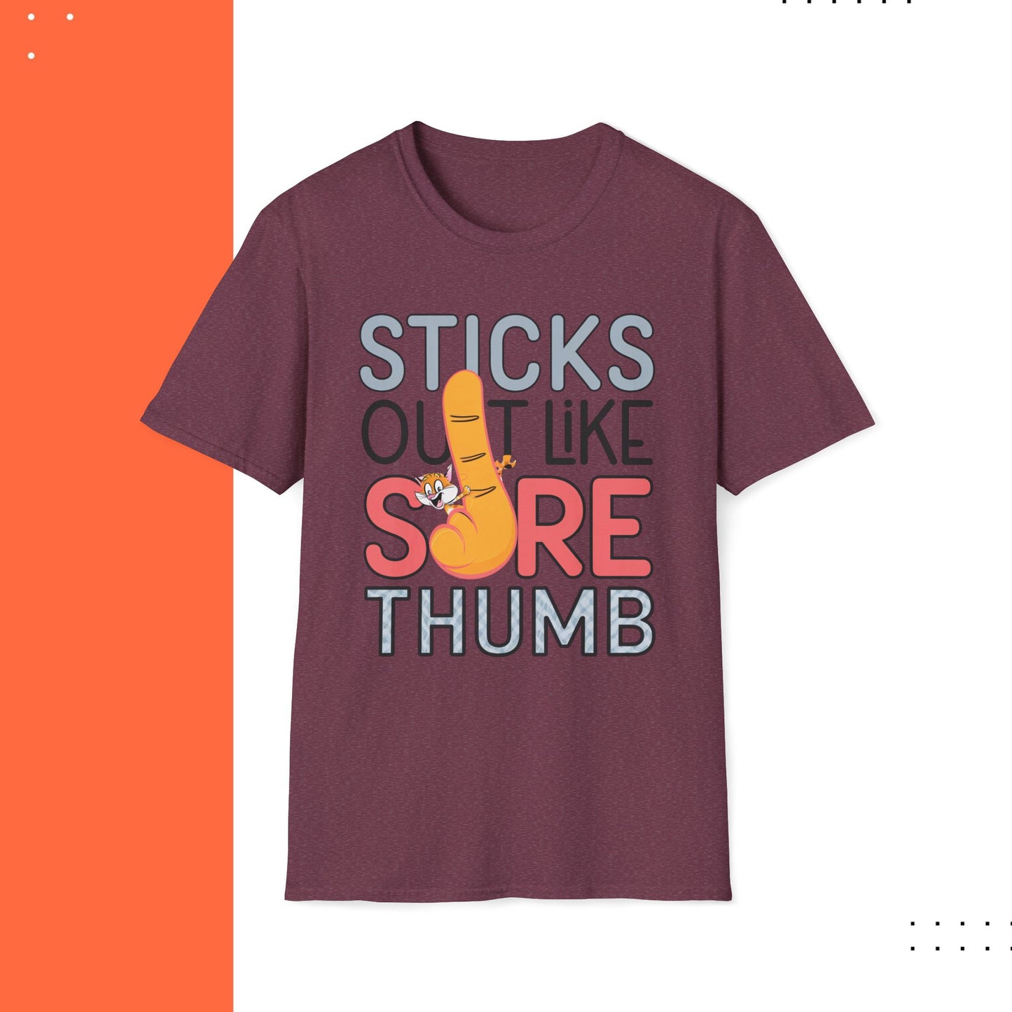 Stick Out Sore Throat Cotton T-Shirt