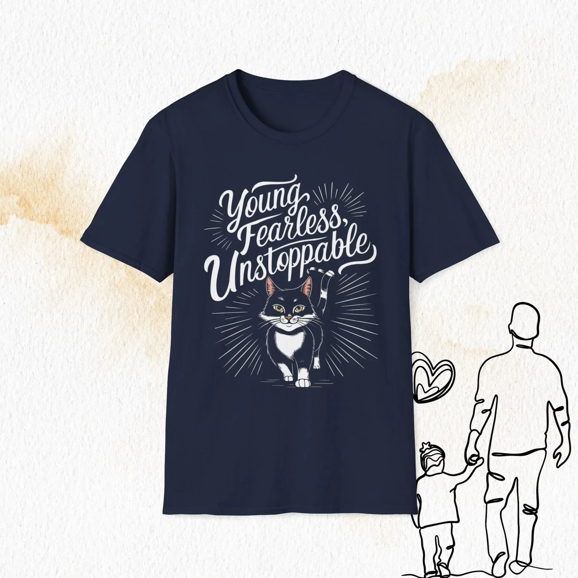 Young Fearless Unstoppable Crew Neck Cotton Men Tshirt - Billien