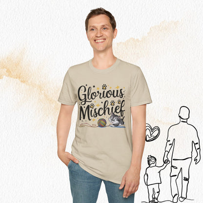 Glorious Mischief Cotton Men T-Shirt