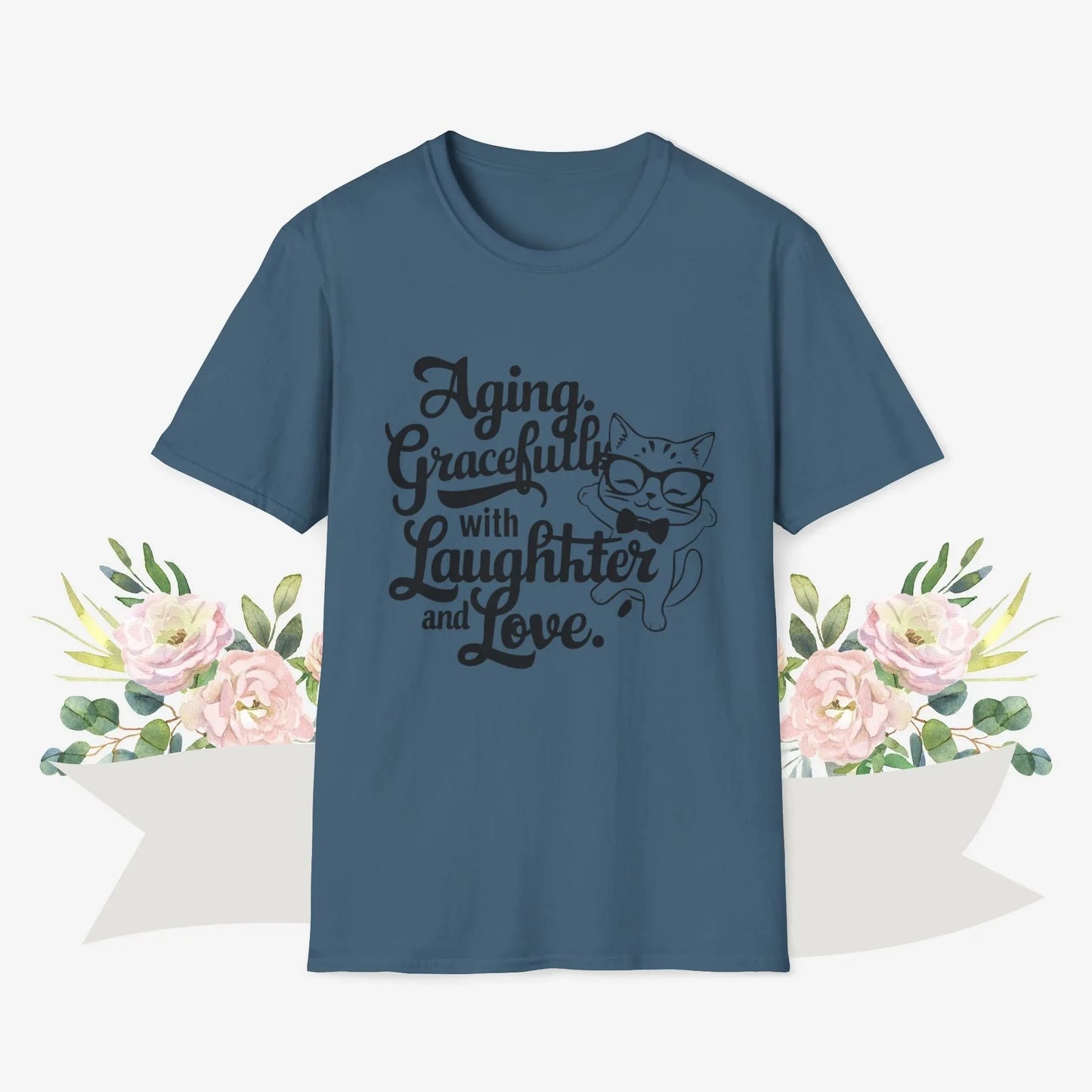 Aging Gracefully With Laughter and Love Cotton Men Tee - Billien