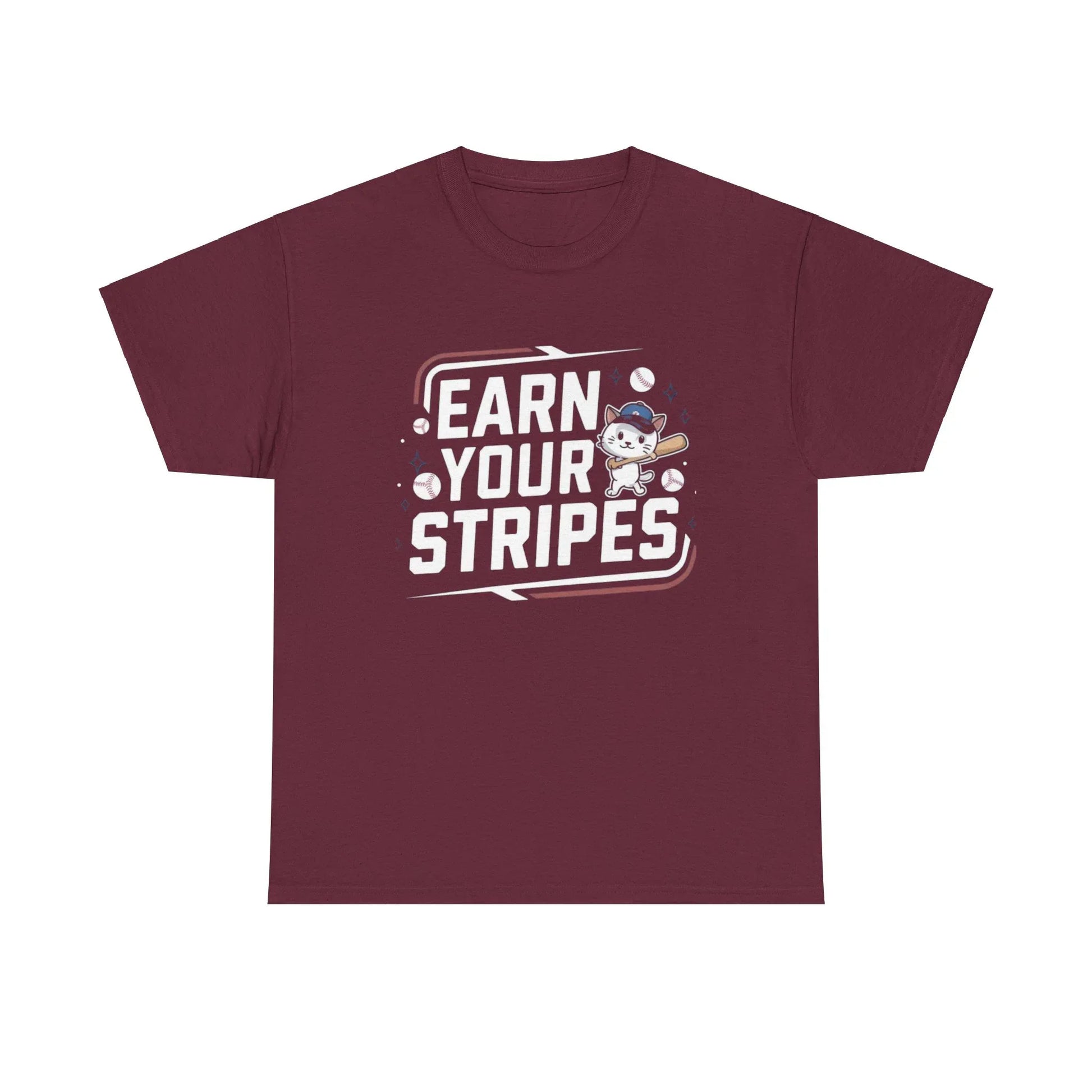 Earn Your Stripes Baseball Crew Neck Tee - Billien