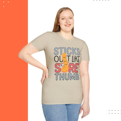 Stick Out Sore Throat Cotton T-Shirt