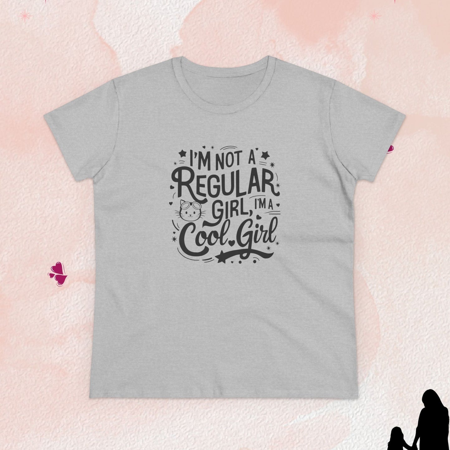 I am Not Regular Girl I am Cool Girl Cotton Women Tshirt