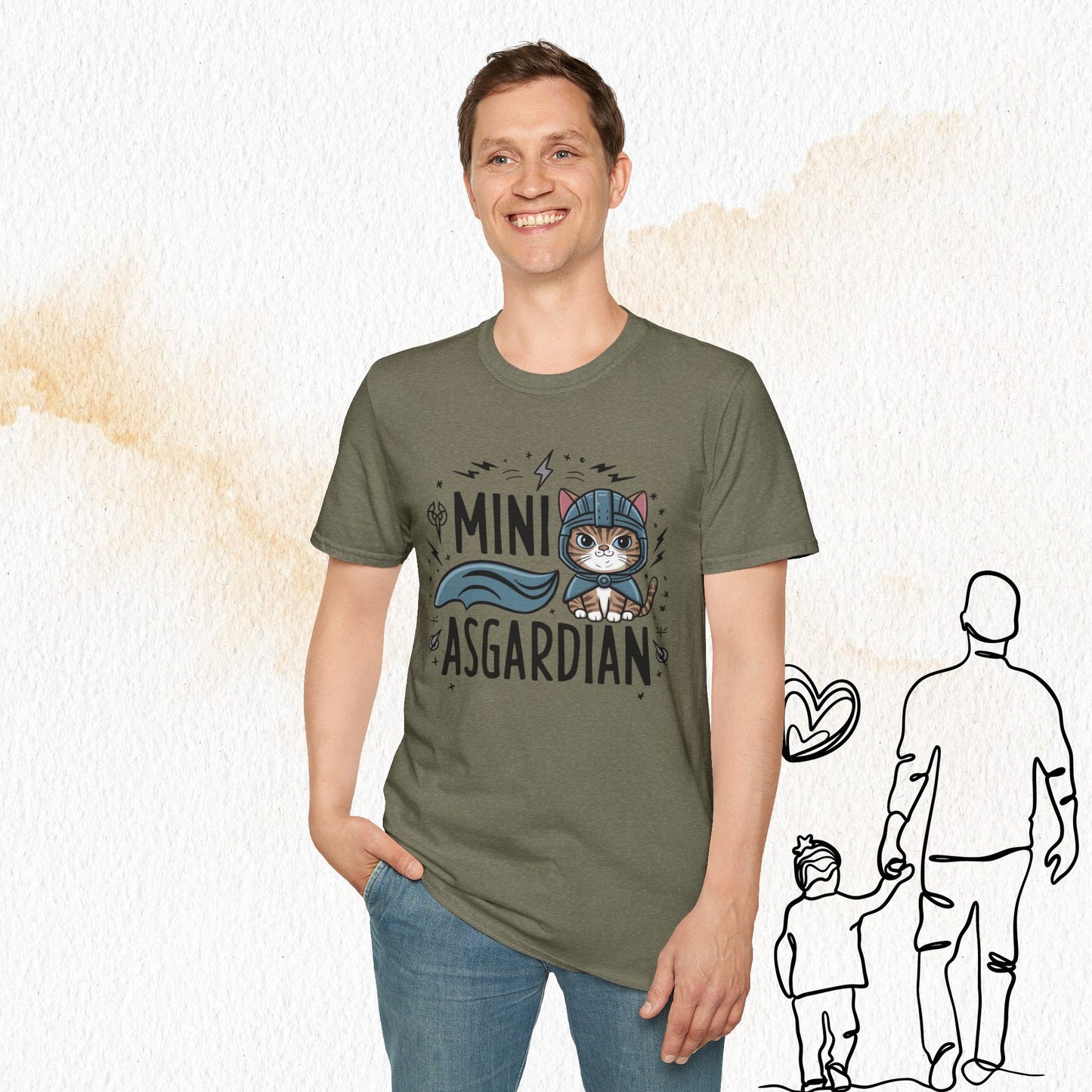 Mini Asgardian Cotton Men T-Shirt