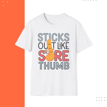 Stick Out Sore Throat Cotton T-Shirt