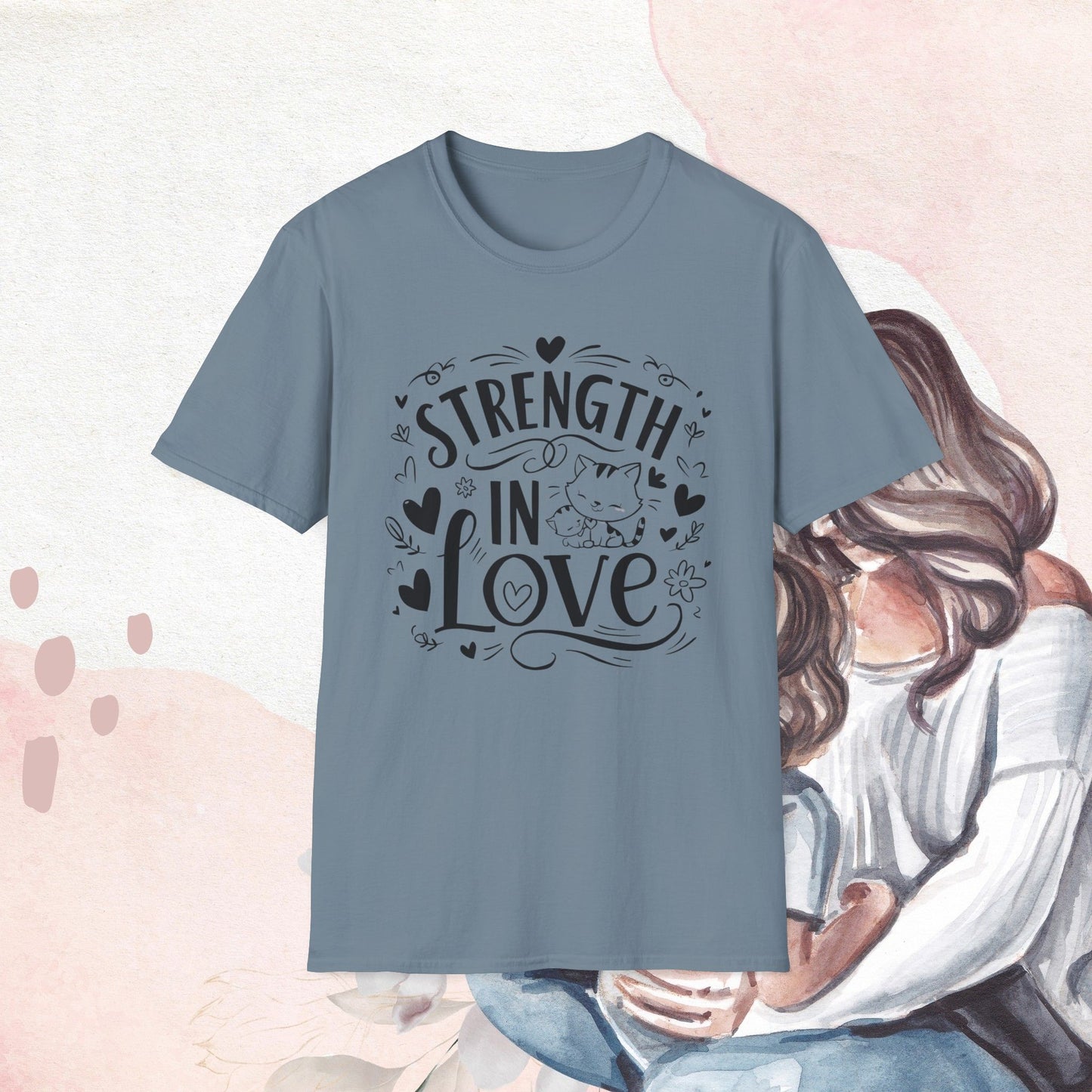 Strength In Love Cotton T-Shirt