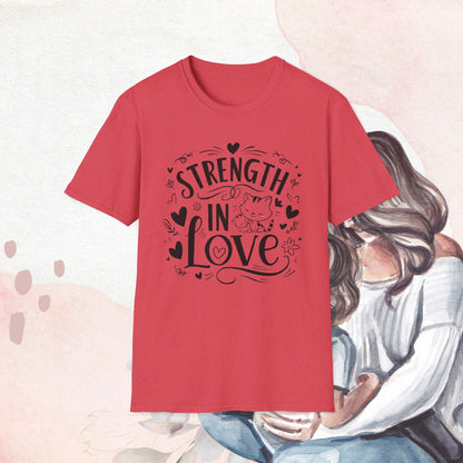 Strength In Love Cotton T-Shirt