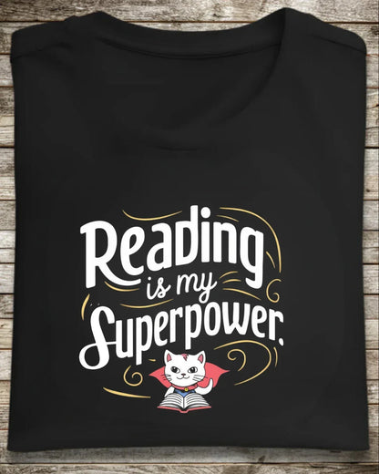 Books Lovers T-Shirt Reading Is My Superpower Tees - Billien