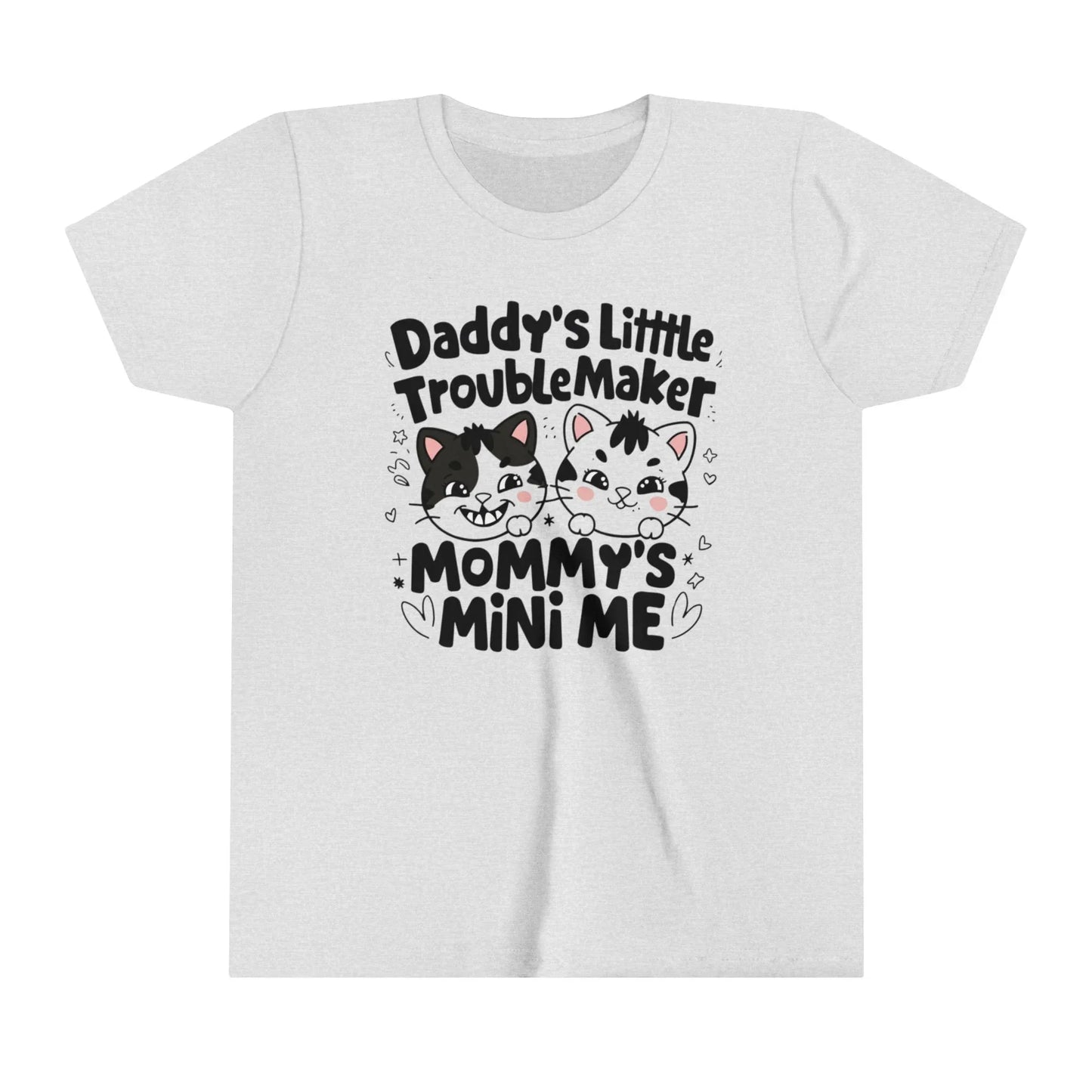 Daddy Little Troublemaker Youth Heavy Cotton T-Shirt - Billien