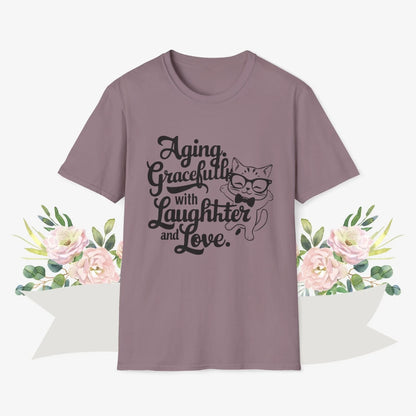 Aging Gracefully With Laughter and Love Cotton Men Tee - Billien