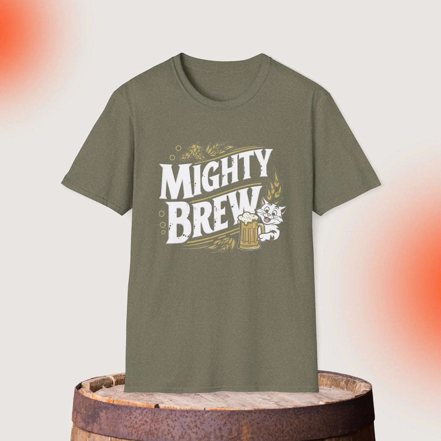 Mighty Brew Cotton Crew Neck Tshirt - Billien