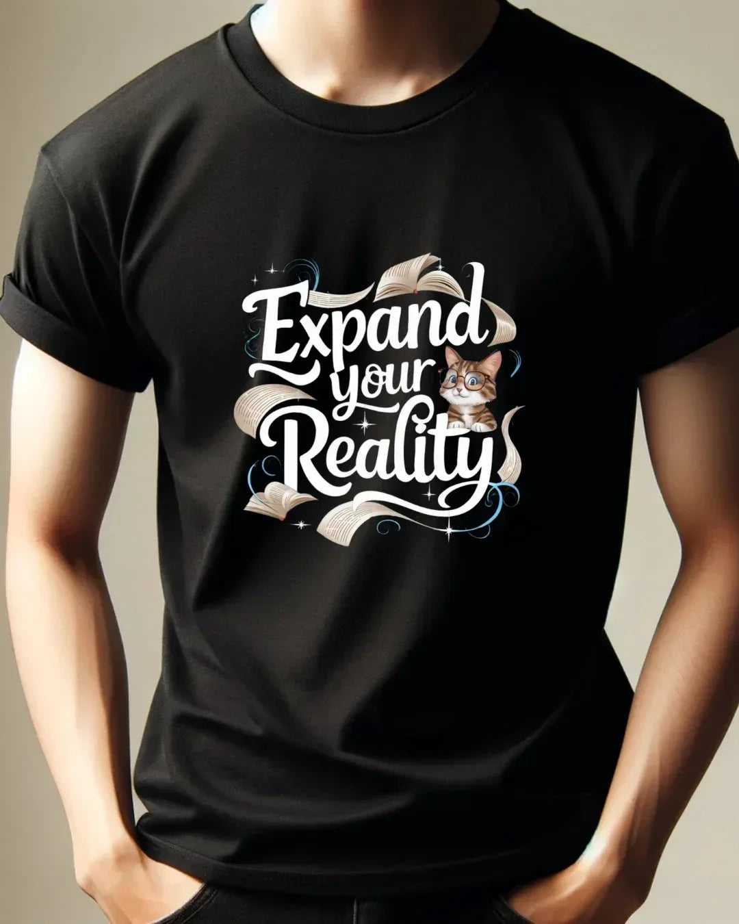 Book Lovers Expand The Reality Cotton T-Shirt - Billien