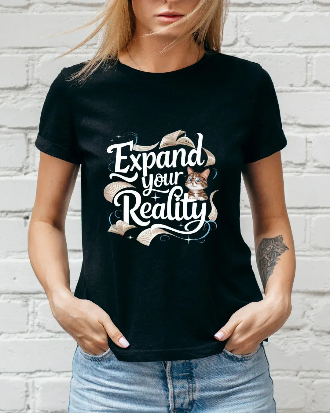 Book Lovers Expand The Reality Cotton T-Shirt - Billien
