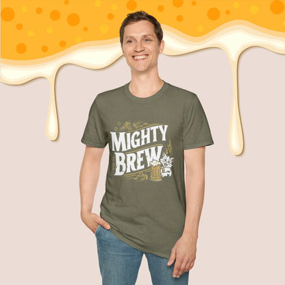 Mighty Brew Cotton Crew Neck Tshirt - Billien