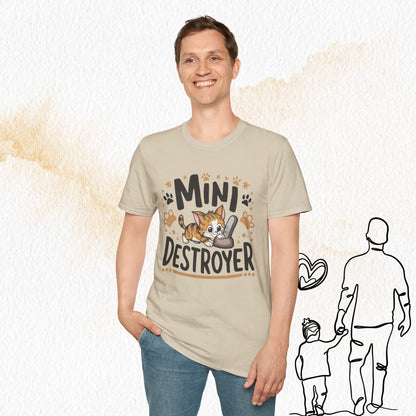 Mini Destroyer Cotton Men T-Shirt