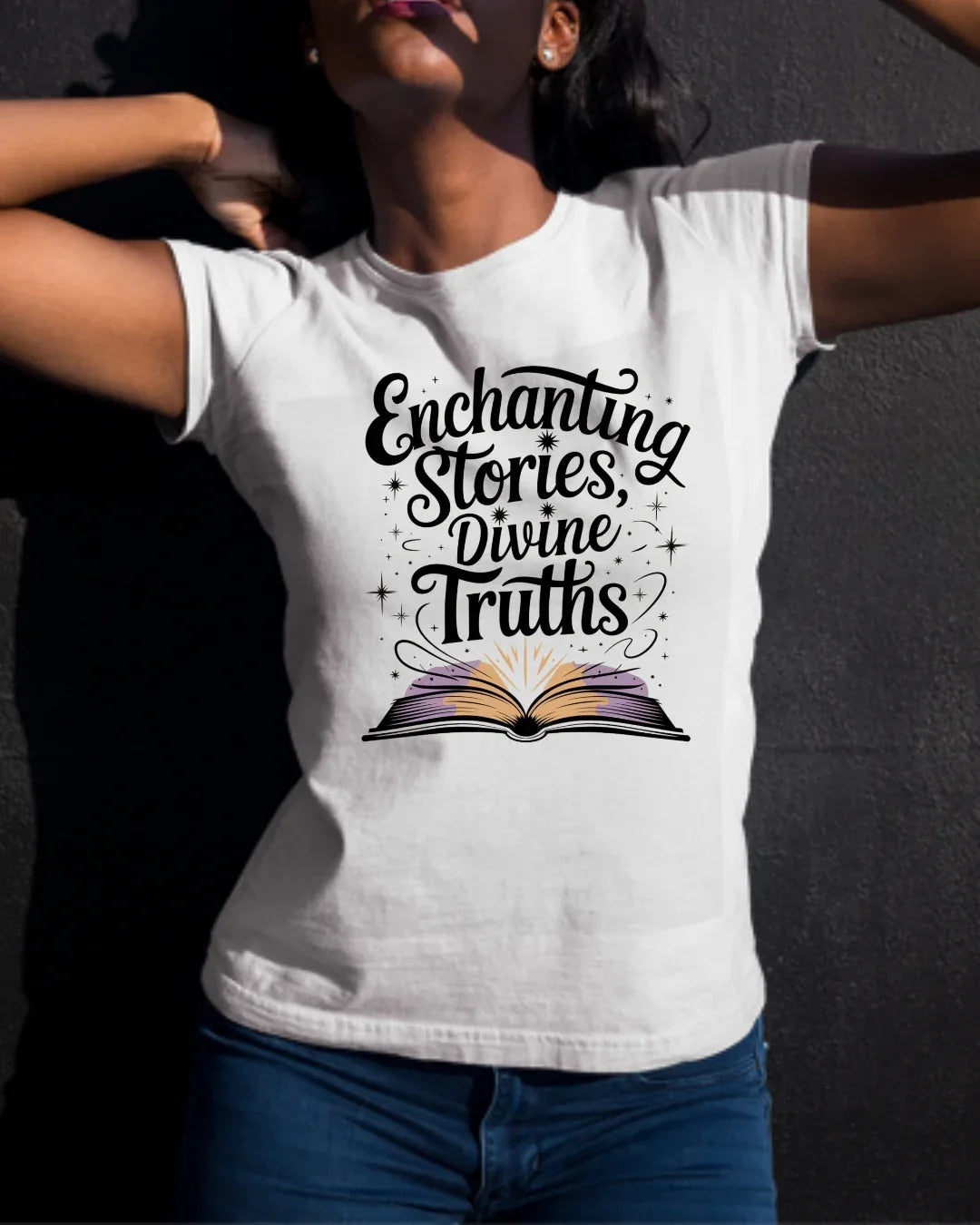 Spellbinding Story Cotton Tshirts - Billien