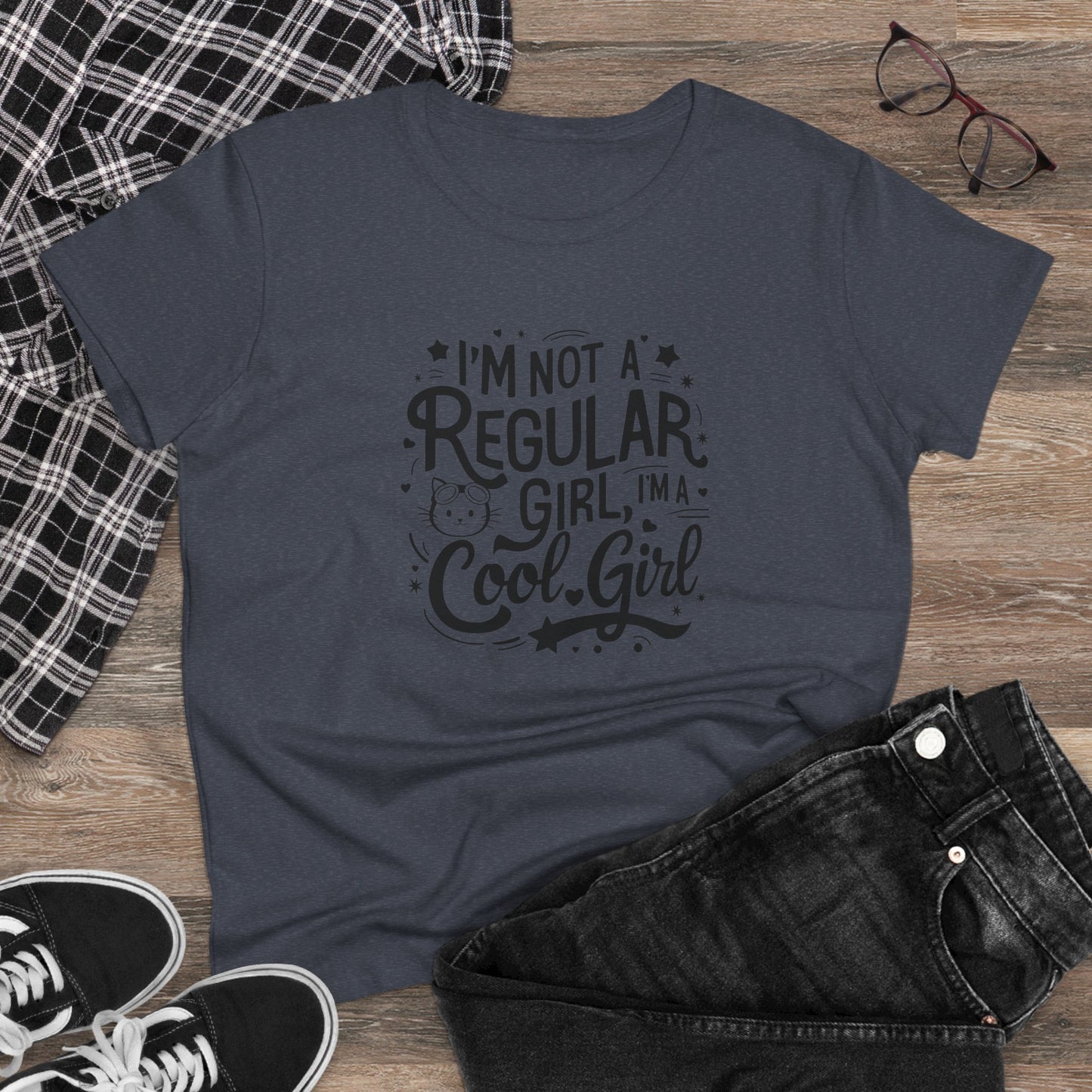I am Not Regular Girl I am Cool Girl Cotton Women Tshirt