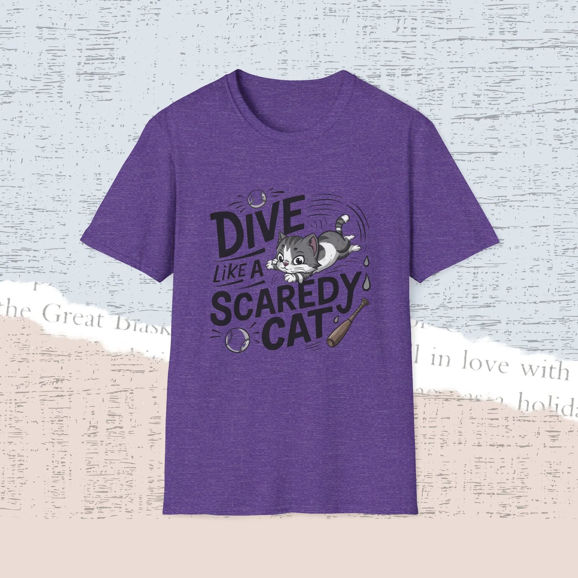 Dive Like Scaredy Cotton Men Tee - Billien