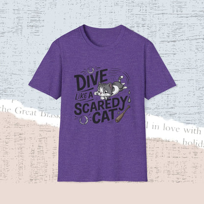 Dive Like Scaredy Cotton Men Tee - Billien