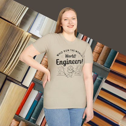 Who Build World Cotton T-Shirt