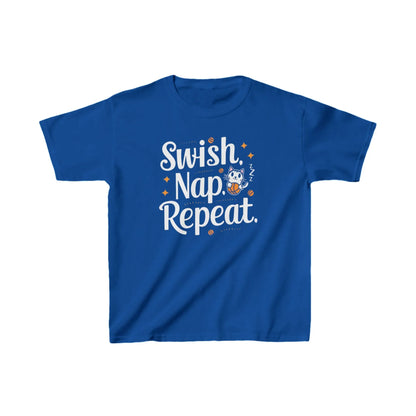 Swish Nap Repeat Kids Cotton T-Shirt - Billien
