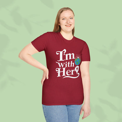 I am With Her Cotton Tee