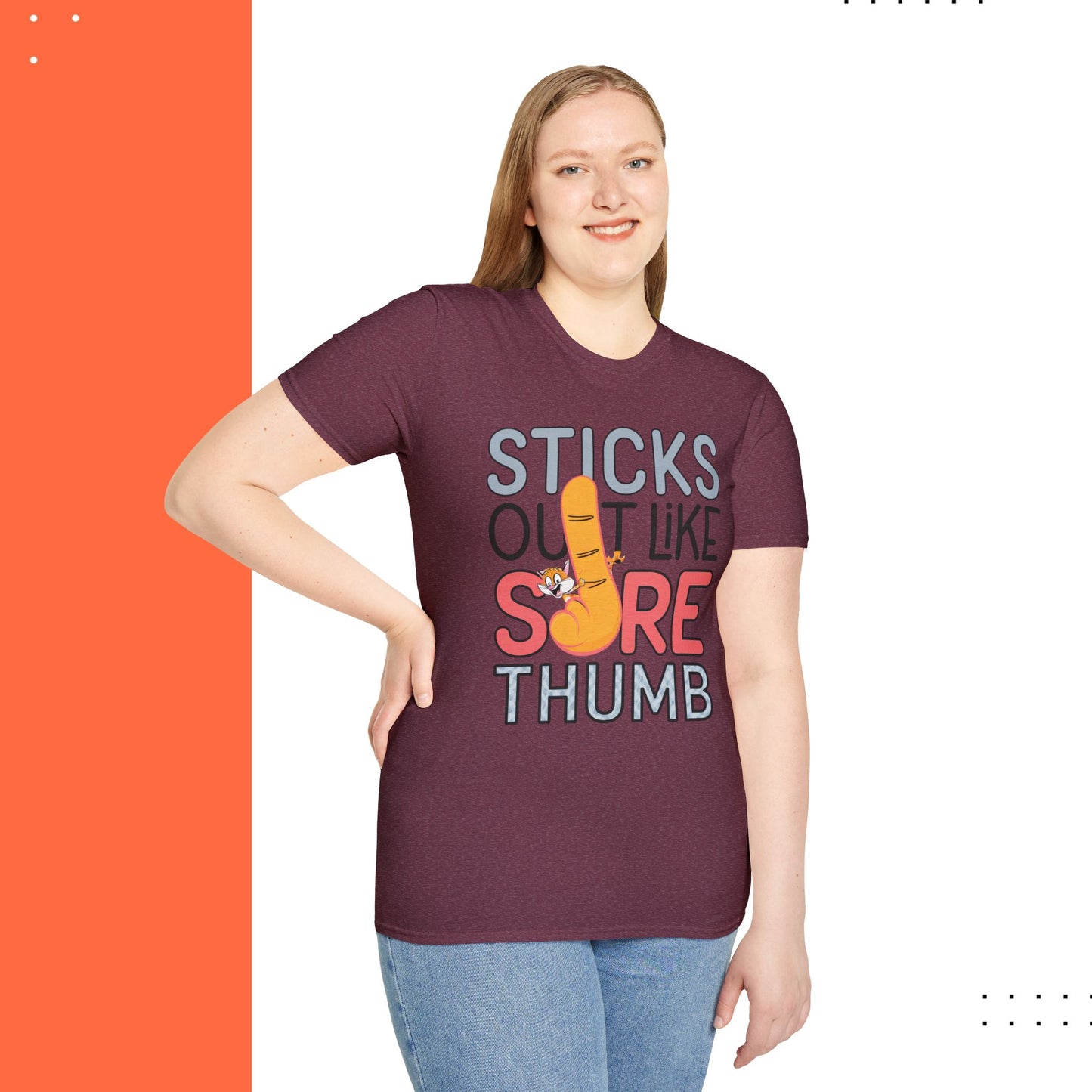 Stick Out Sore Throat Cotton T-Shirt