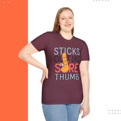 Stick Out Sore Throat Cotton T-Shirt