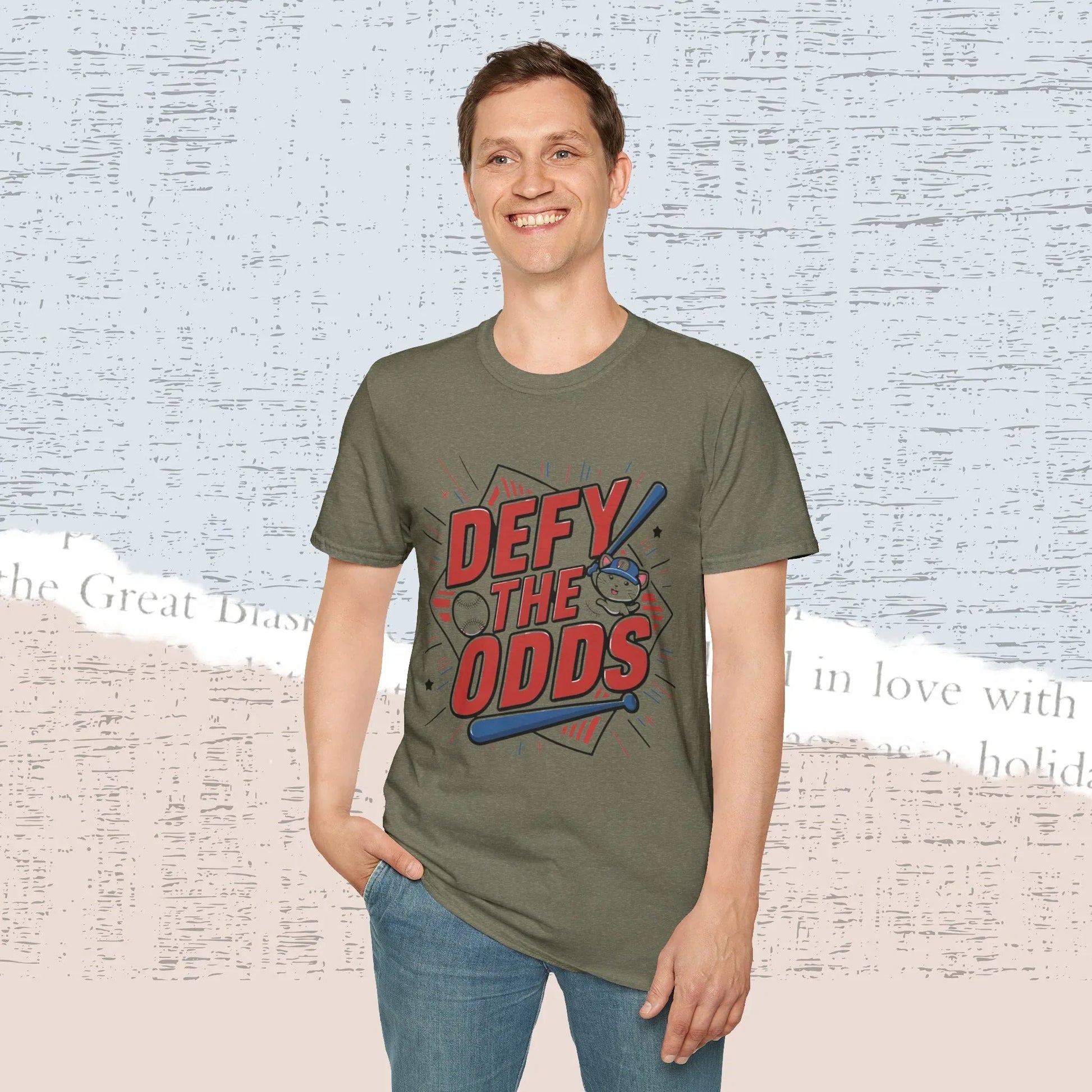 Defy The Odds Cotton Men Tee - Billien