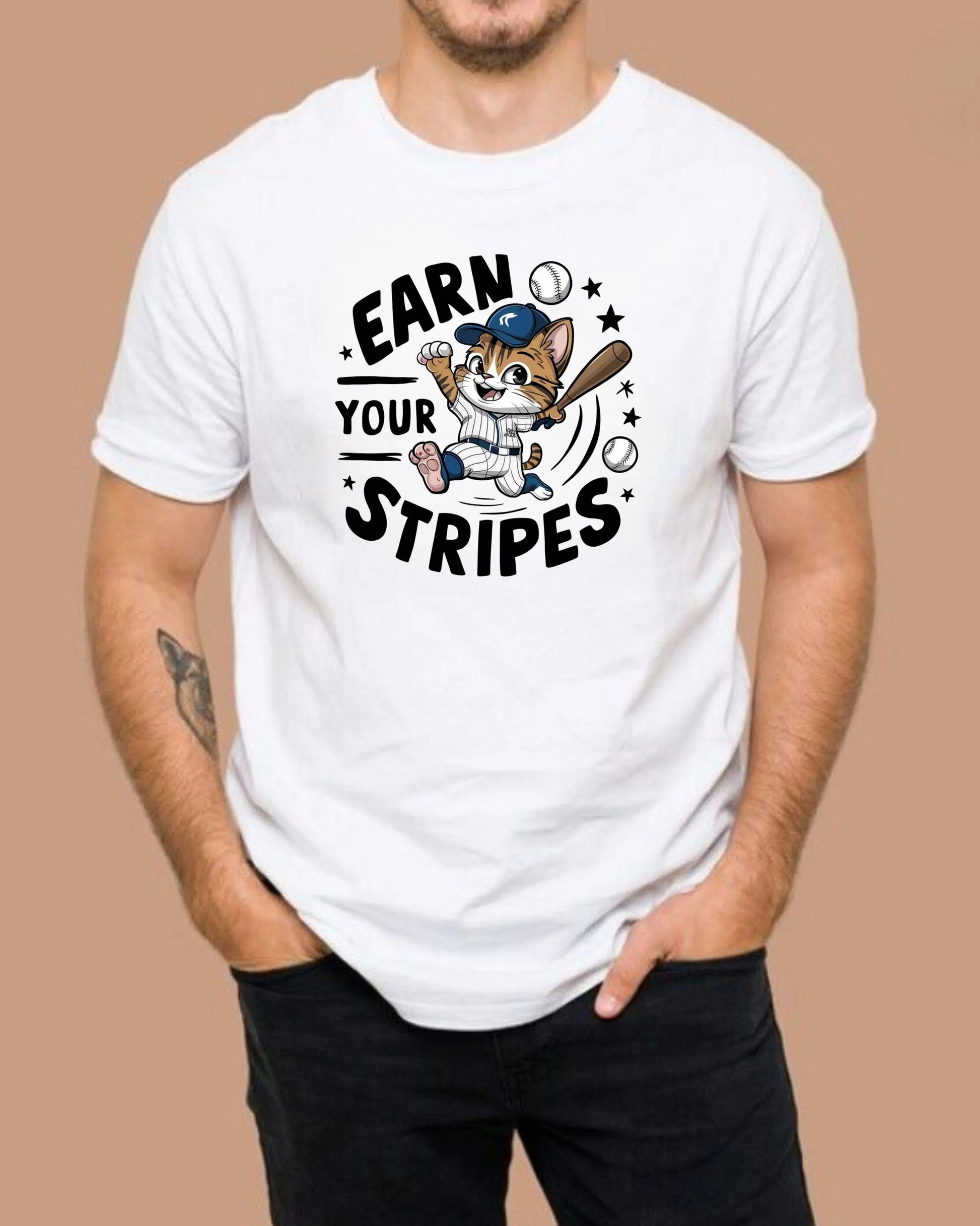 Earn Your Stripe Cotton Tshirt - Billien