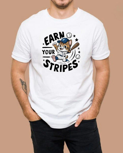 Earn Your Stripe Cotton Tshirt - Billien