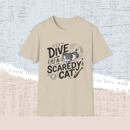 Dive Like Scaredy Cotton Men Tee - Billien