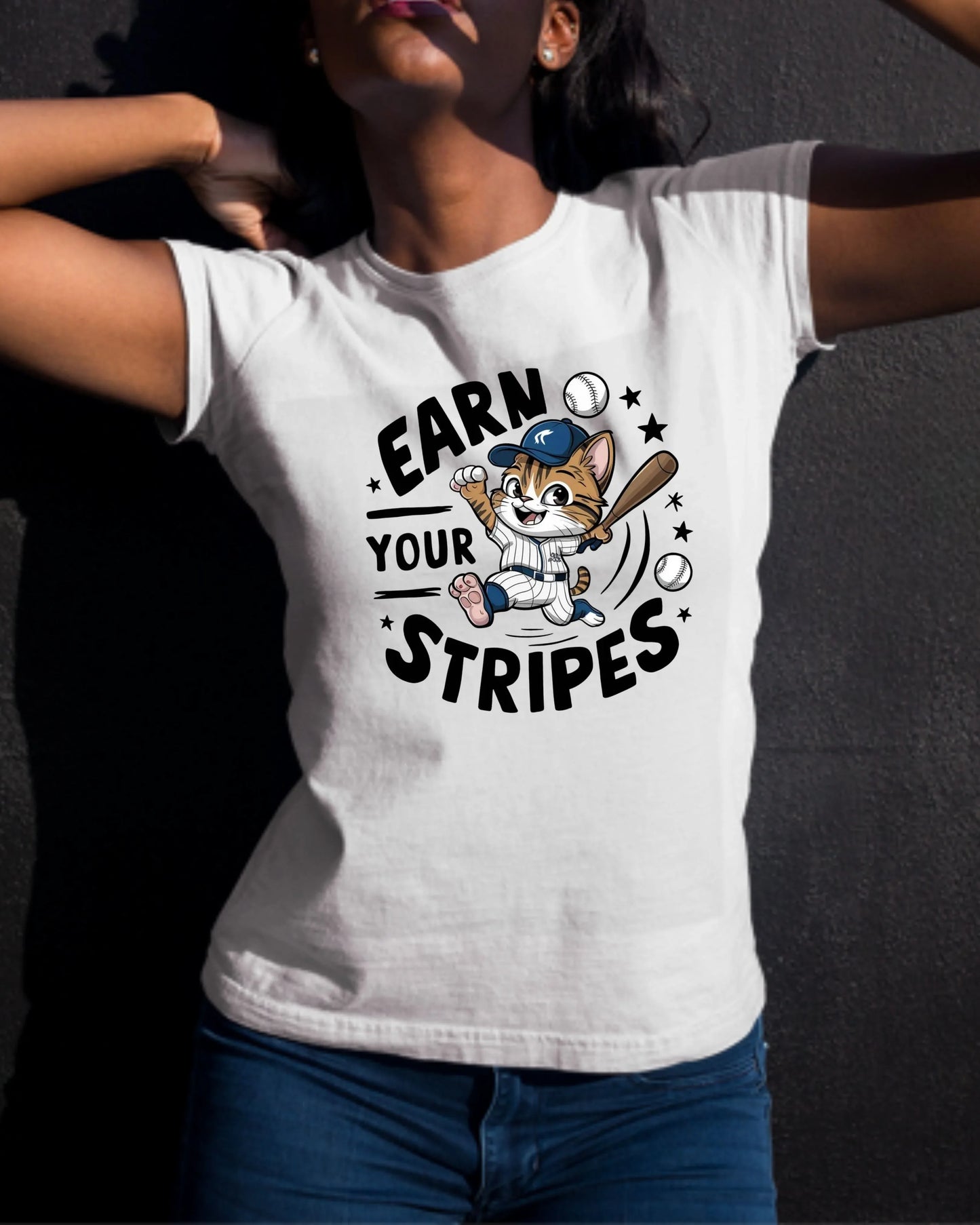 Earn Your Stripe Cotton Tshirt - Billien