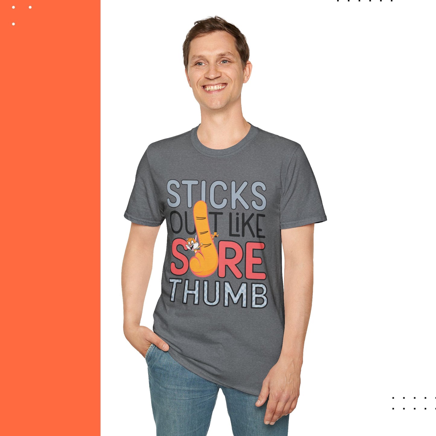 Stick Out Sore Throat Cotton T-Shirt