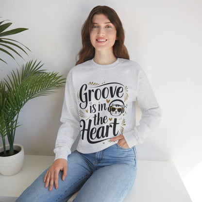 Groove In The Heart Ultra Cotton Crewneck Sweatshirt - Billien