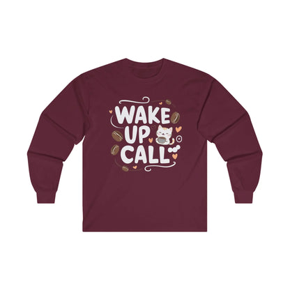 Wake Up Call Cotton Long Sleeve Tshirt - Billien