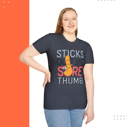 Stick Out Sore Throat Cotton T-Shirt