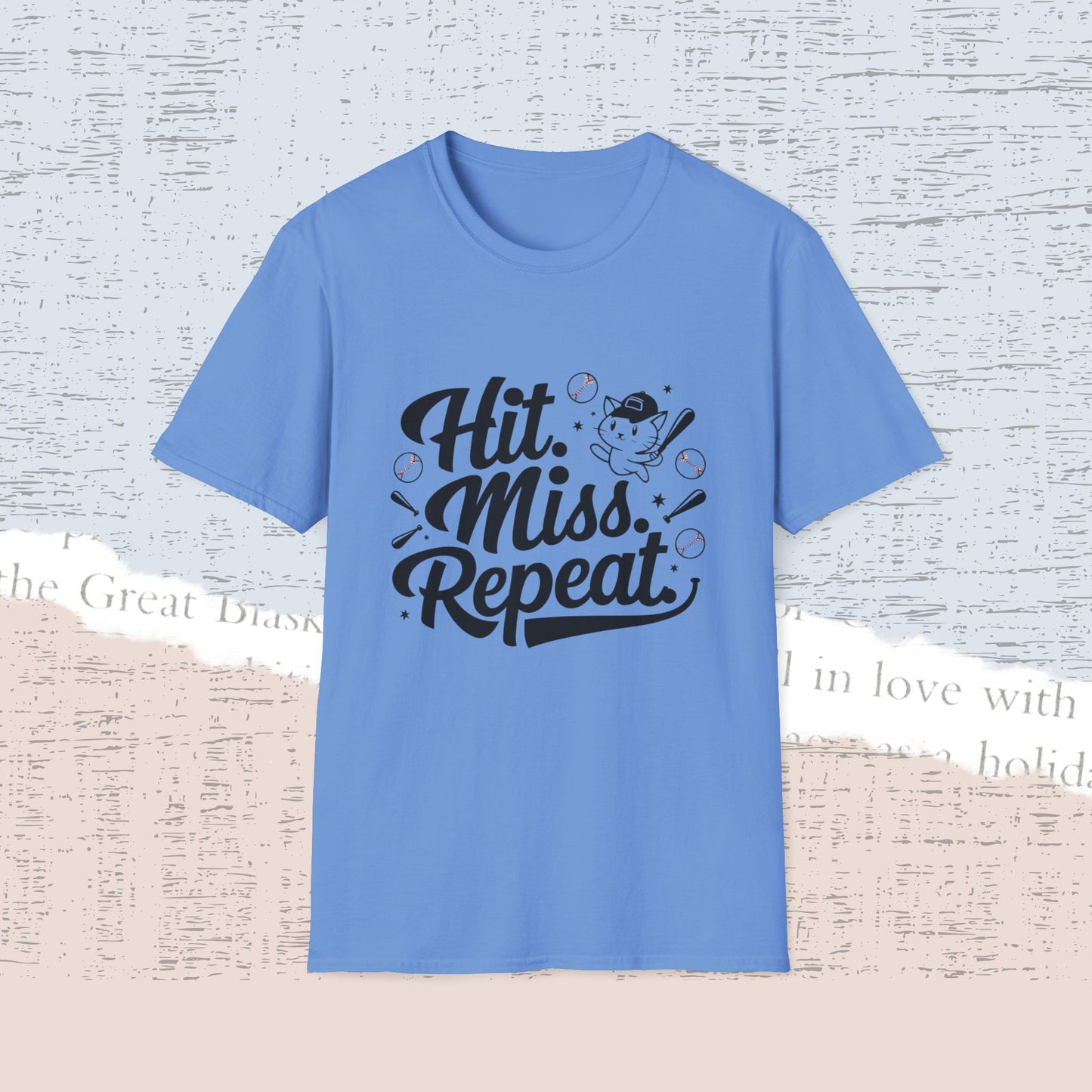 Hit Miss Repeat Cotton Men Tee