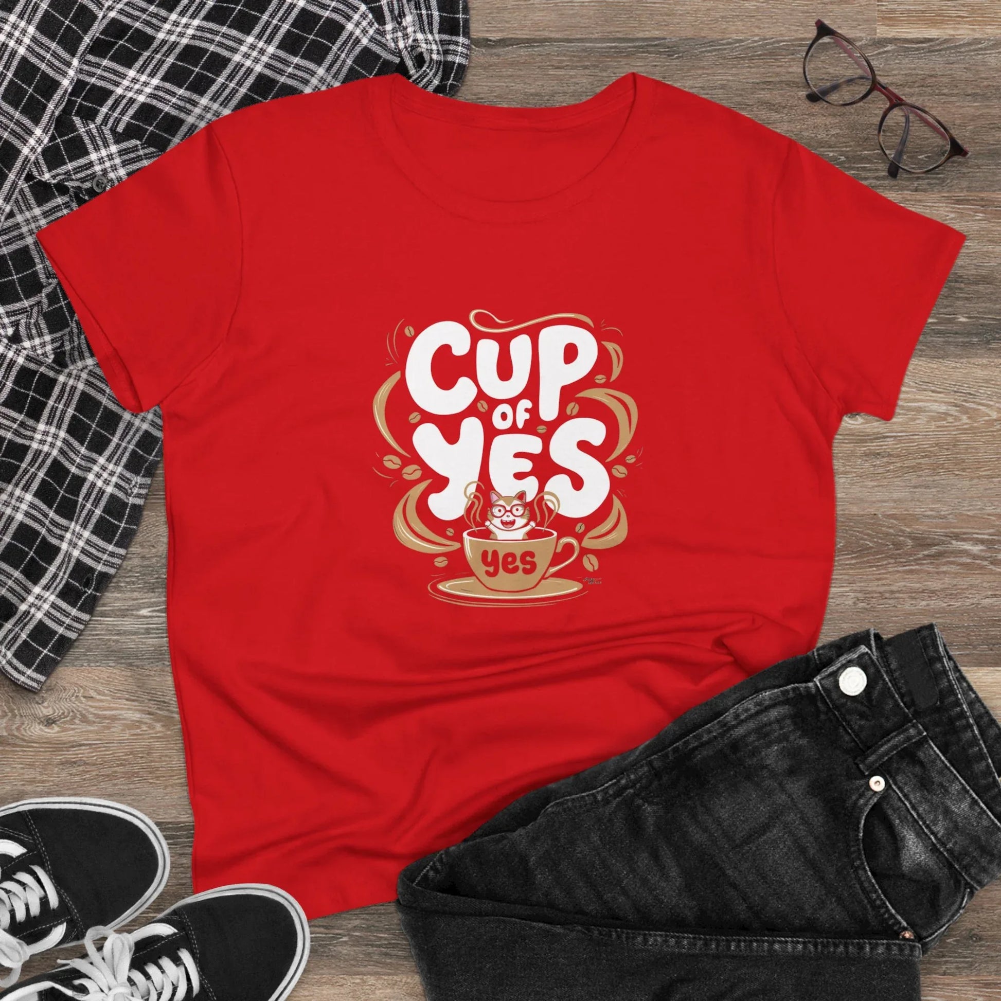 Cup of Yes Coffee Lover Women T-Shirt - Billien