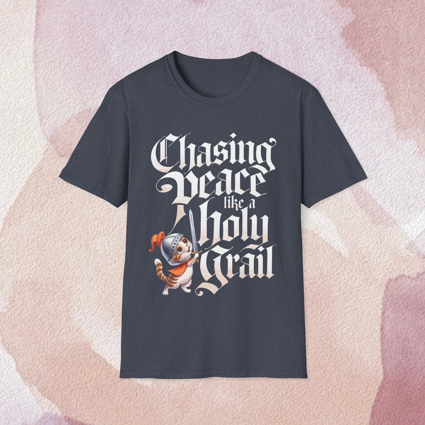 Chasing Peace Like A Holy Grail Unisex Softstyle T-Shirt - Billien