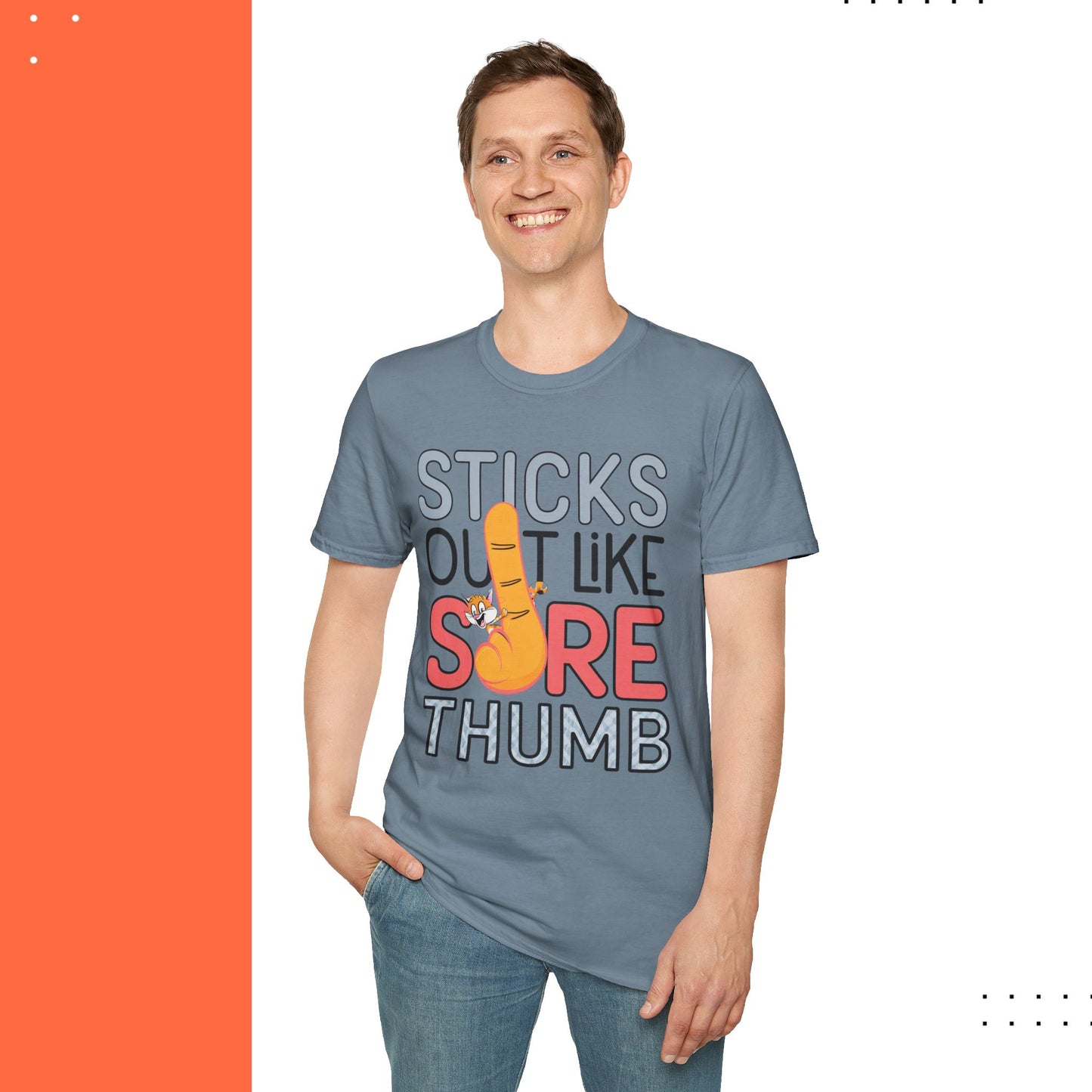 Stick Out Sore Throat Cotton T-Shirt