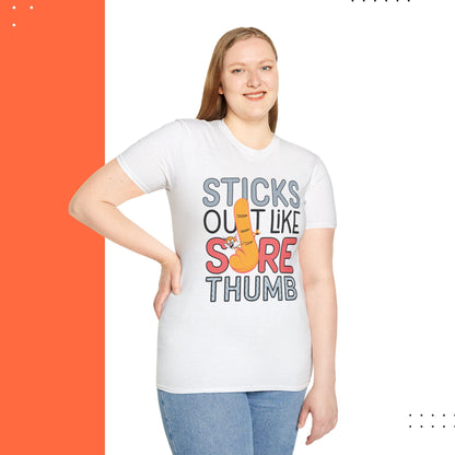 Stick Out Sore Throat Cotton T-Shirt