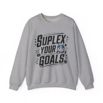 Suplex Your Goals Ultra Cotton Crewneck Sweatshirt - Billien