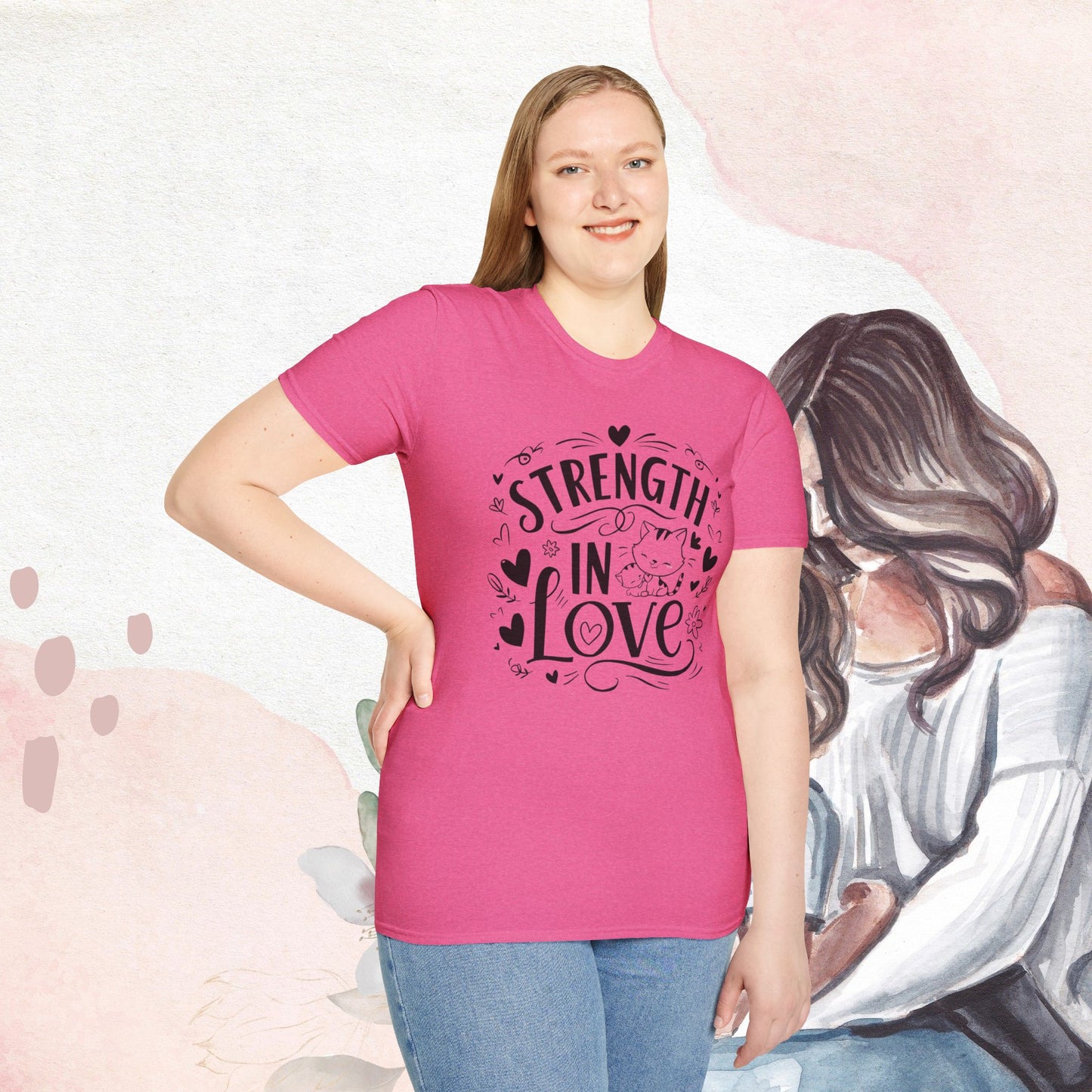 Strength In Love Cotton T-Shirt