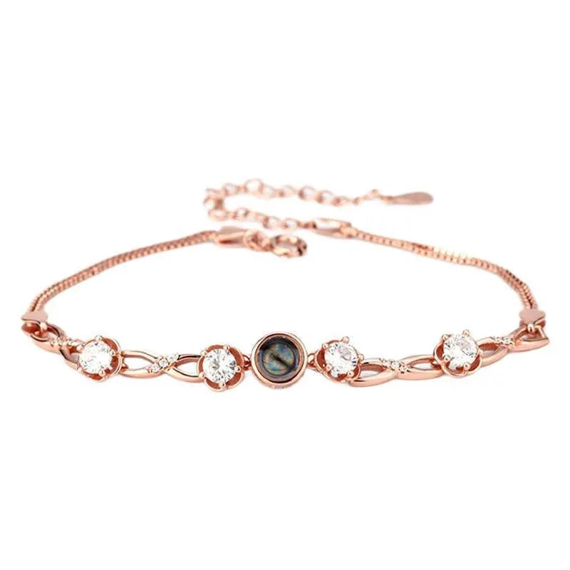Customized Infinity Symbol Photo Projection Bracelet - Billien