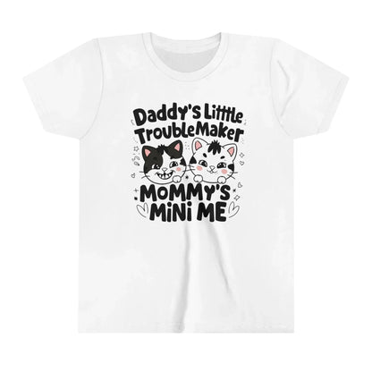 Daddy Little Troublemaker Youth Heavy Cotton T-Shirt - Billien