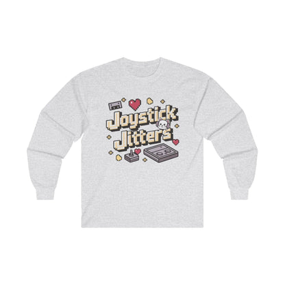 Joystick Jitters Vintage Retro Video Games Cotton Long Sleeve Tshirt - Billien