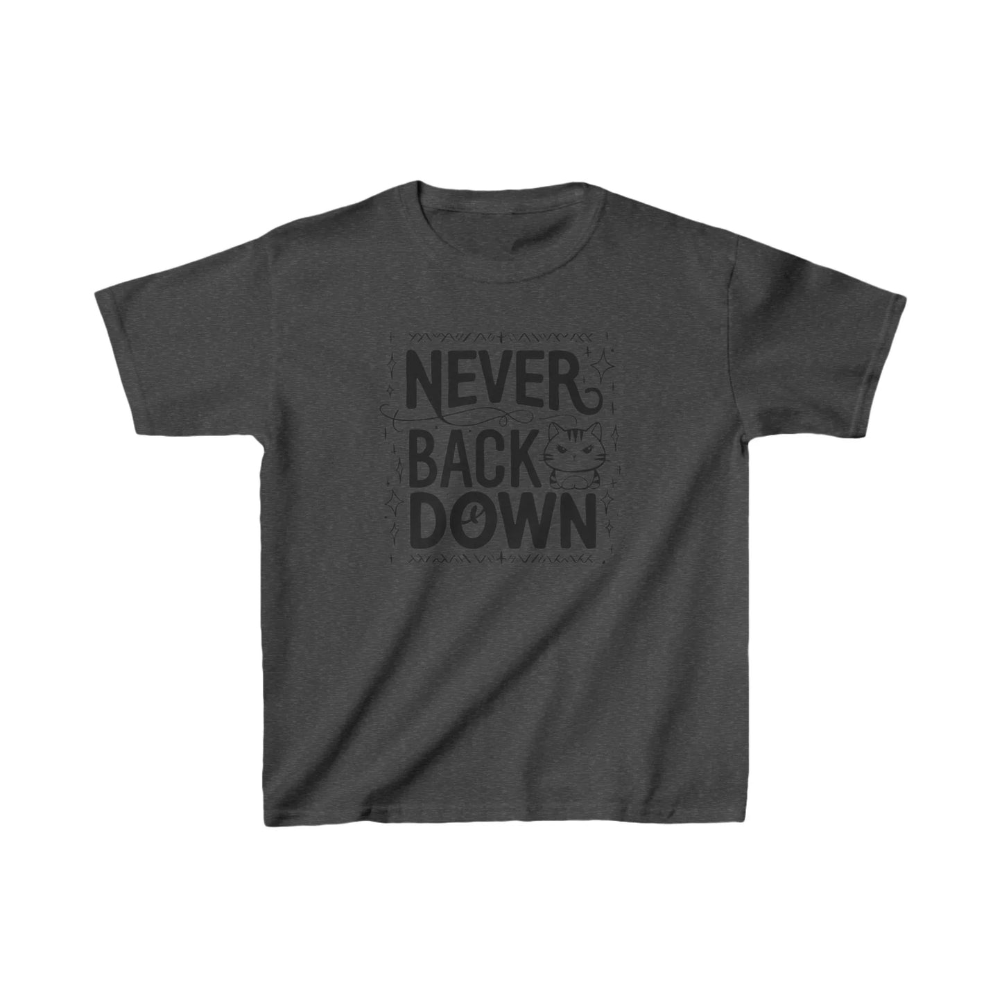 Never Back Down Kid Cotton T-Shirt - Billien