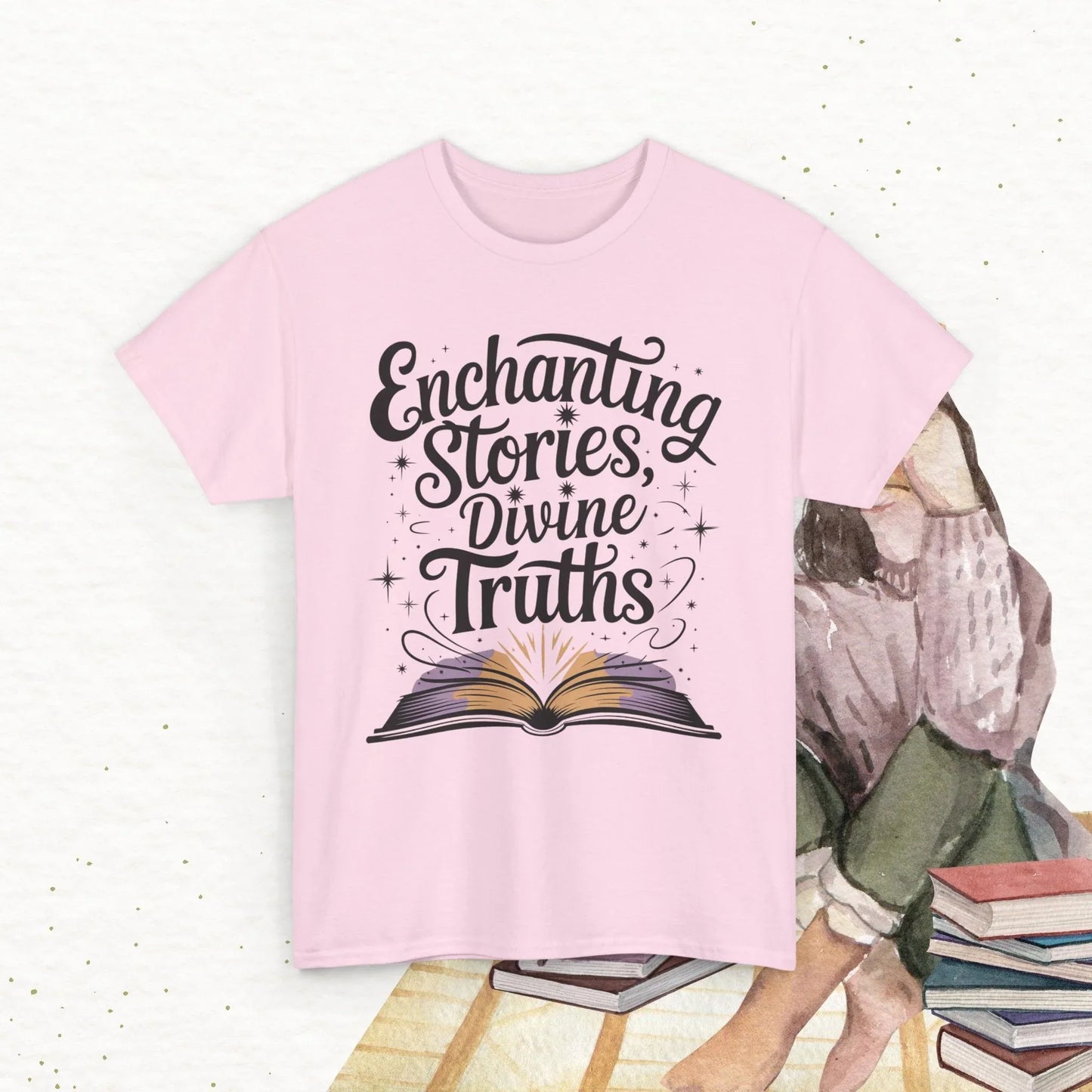 Spellbinding Story Cotton Tshirts - Billien