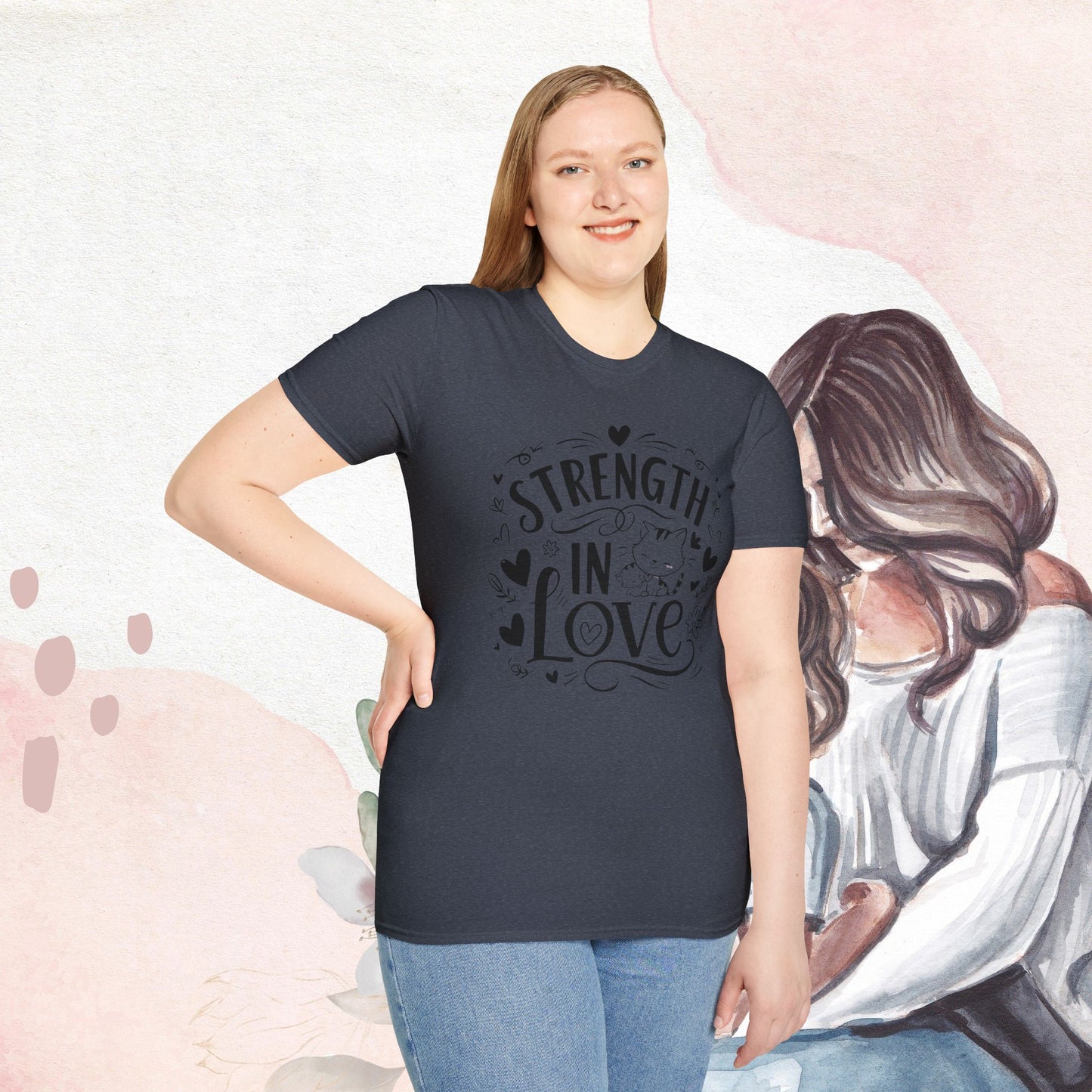 Strength In Love Cotton T-Shirt